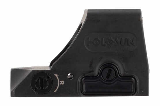 Holosun HE508T-GR-X2 Elite green dot sight with side-loading battery tray